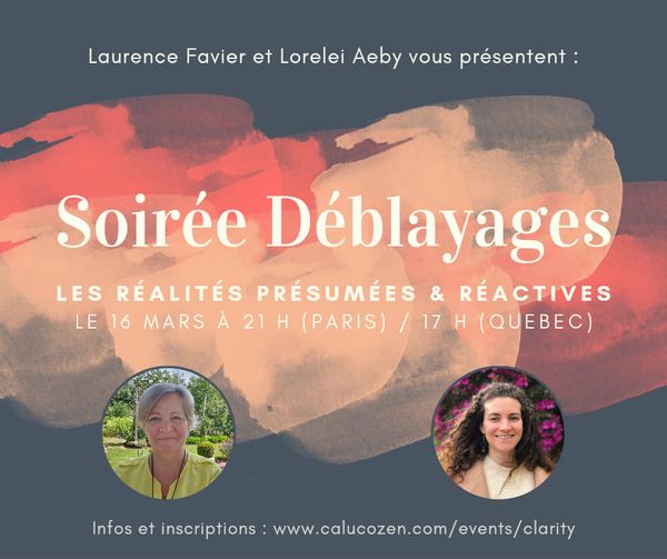 Clarity night sur les réalités présumées et réactives avec Laurence Favier et Lorelei Aeby