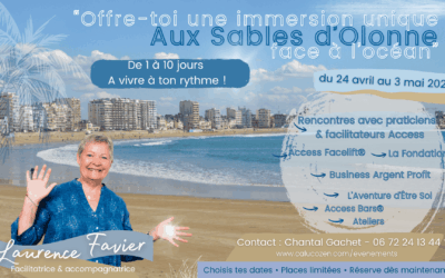 Laurence Favier aux Sables d&rsquo;Olonne pour des formations et des ateliers